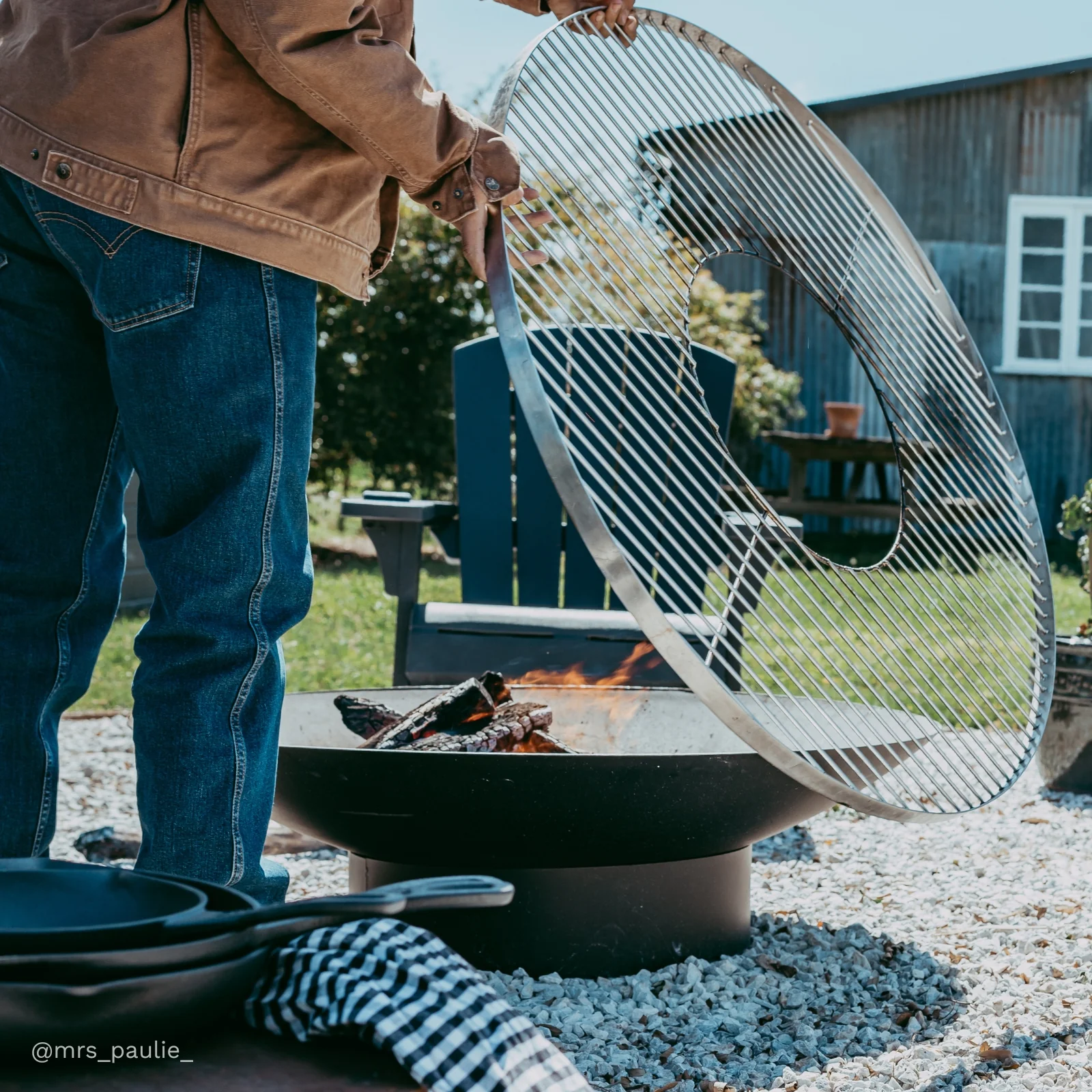 Fire Pit Stainless Steel Grill 100 - Image 4