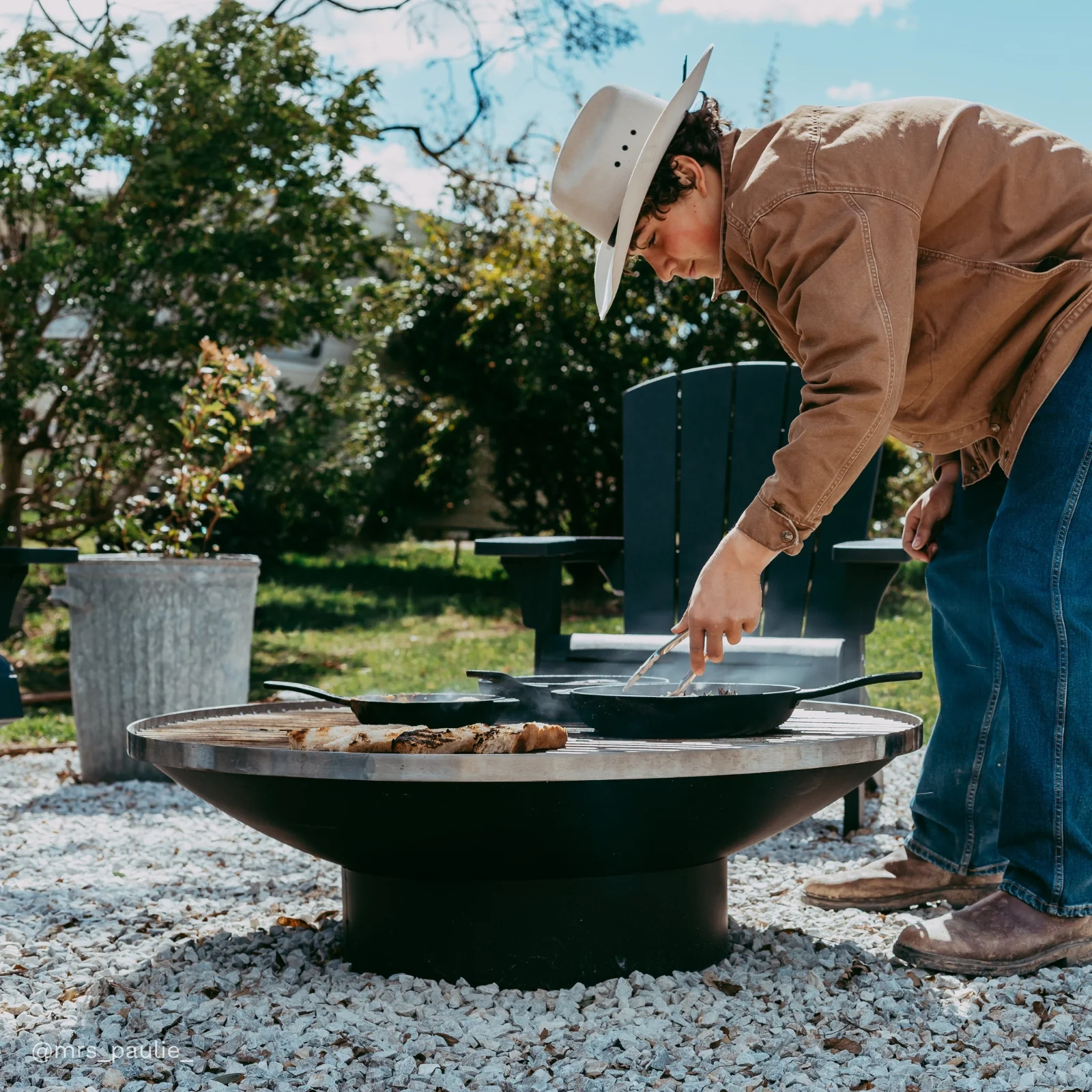 Fire Pit Stainless Steel Grill 100 - Image 5