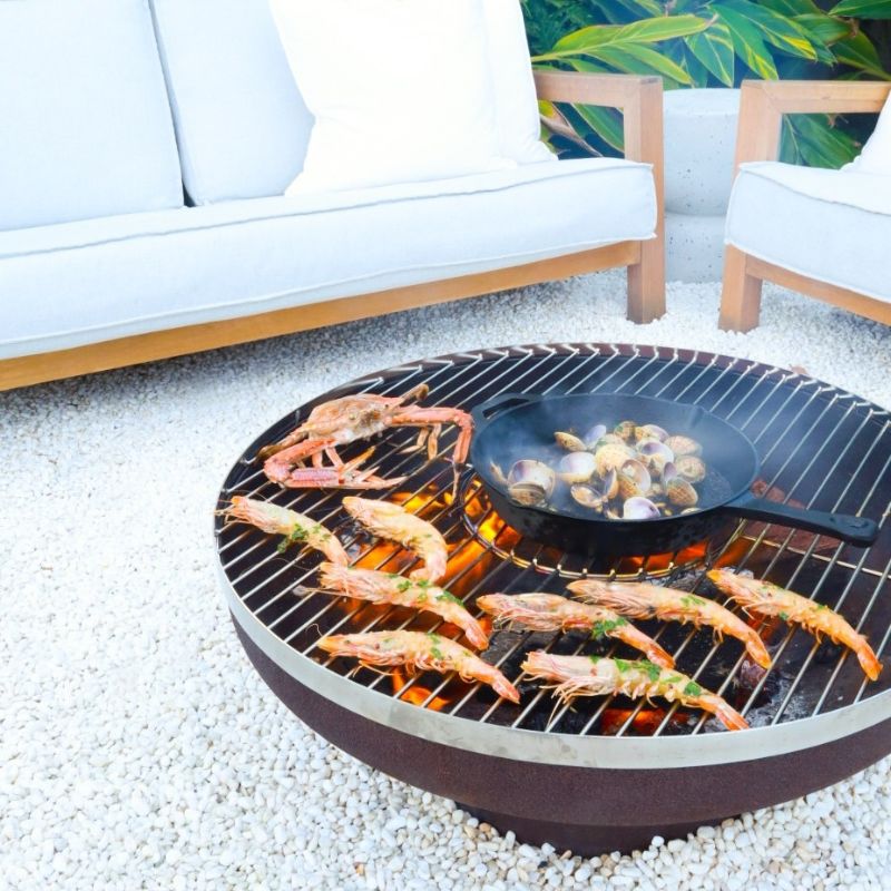 Fire Pit Stainless Steel Grill 100 - Image 9
