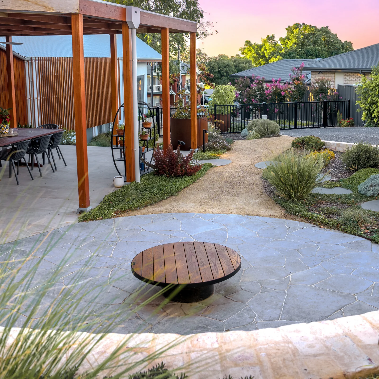 Fire Pit Timber Table 80 - Image 10