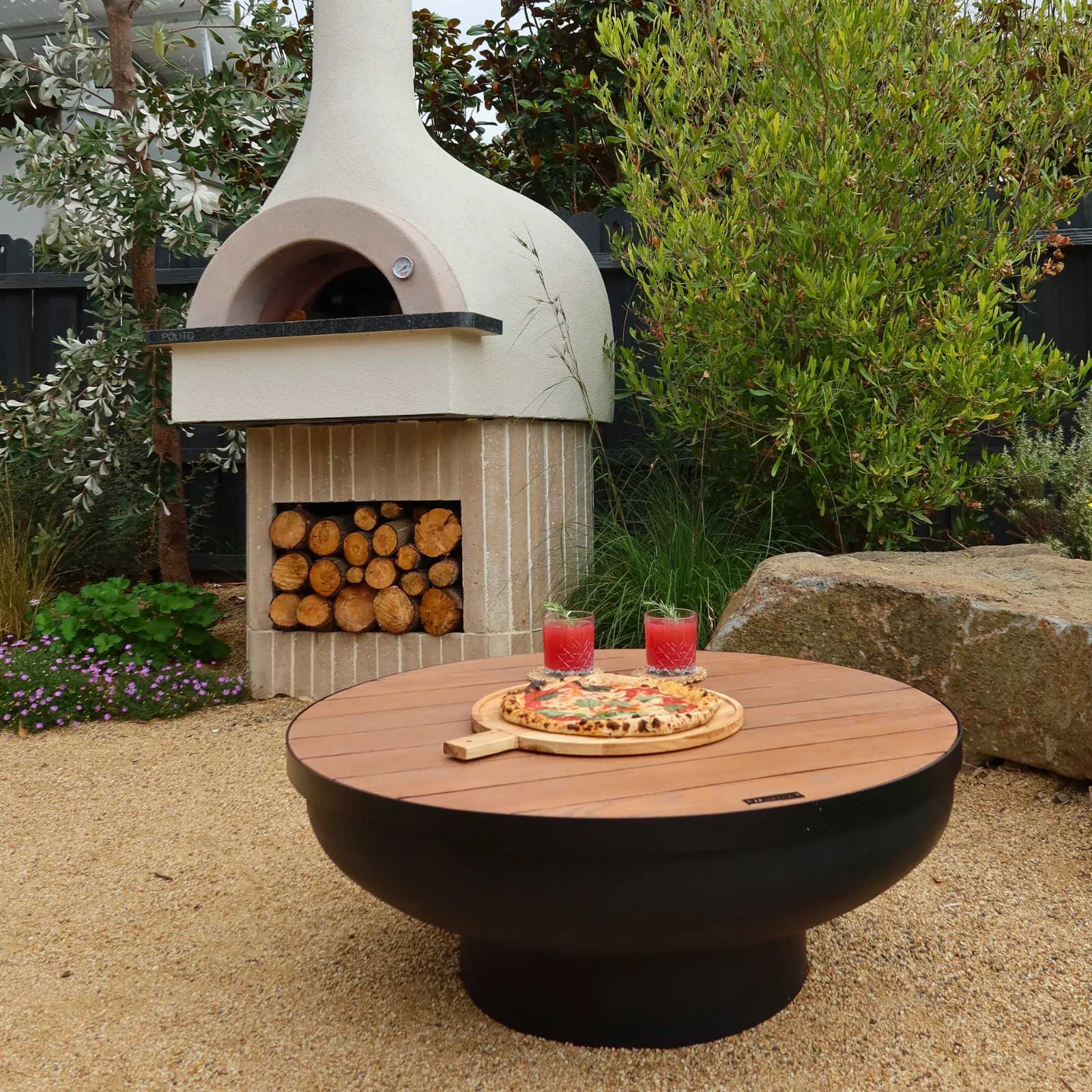 Phoenix 90 Black Fire Pit - Image 17