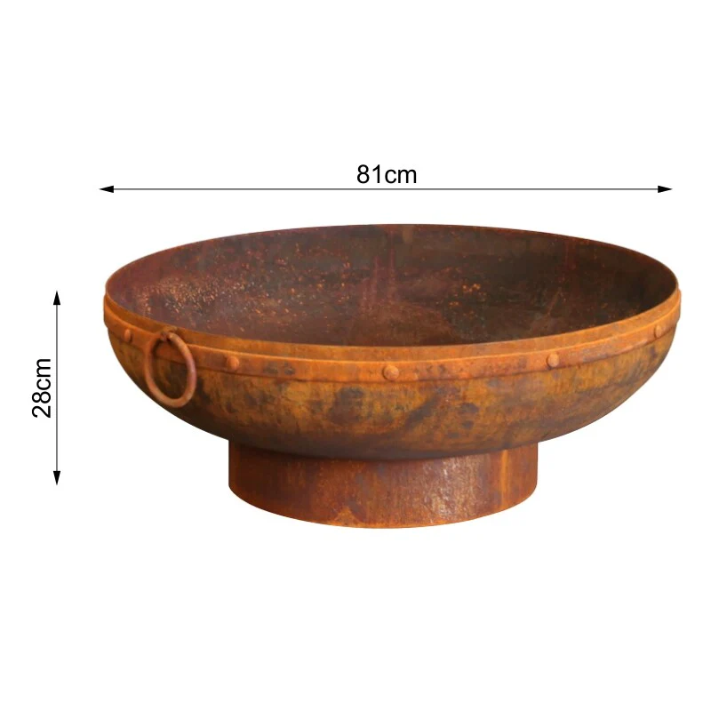 Gobi 80 Rust Fire Pit - Image 6