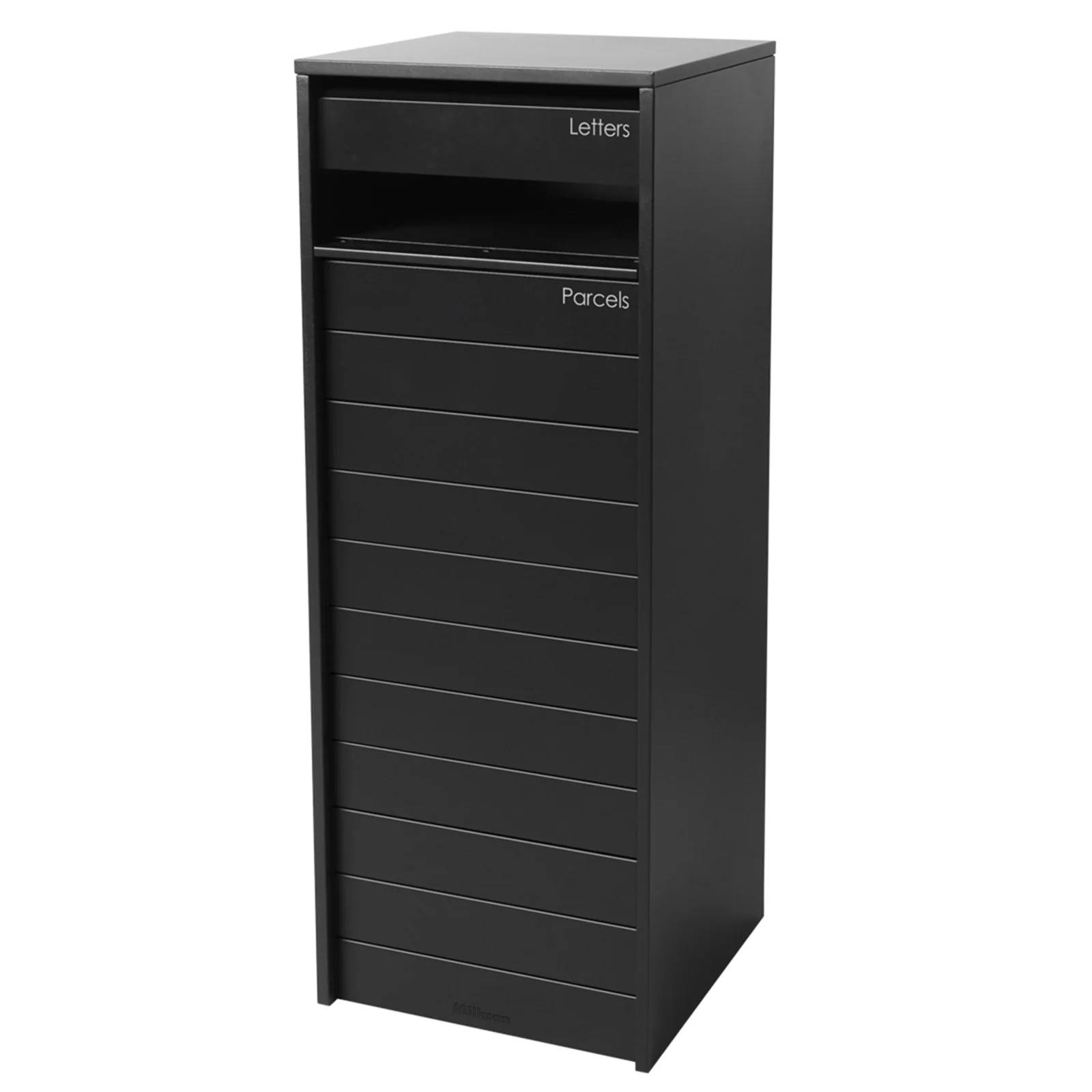 Hamilton Parcel Pillar Letterbox - Black - Image 19