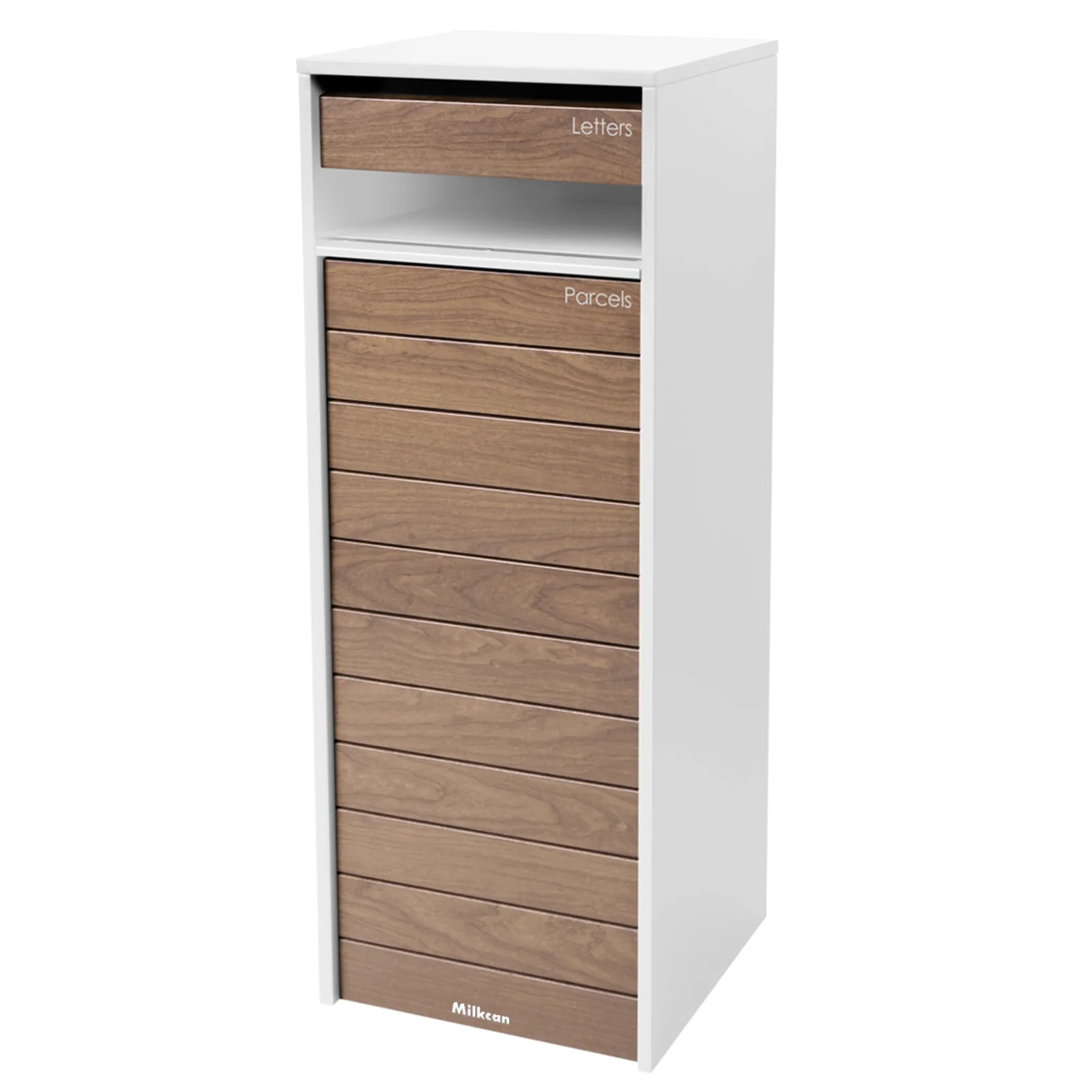 Hamilton Parcel Pillar Letterbox - White - Image 15