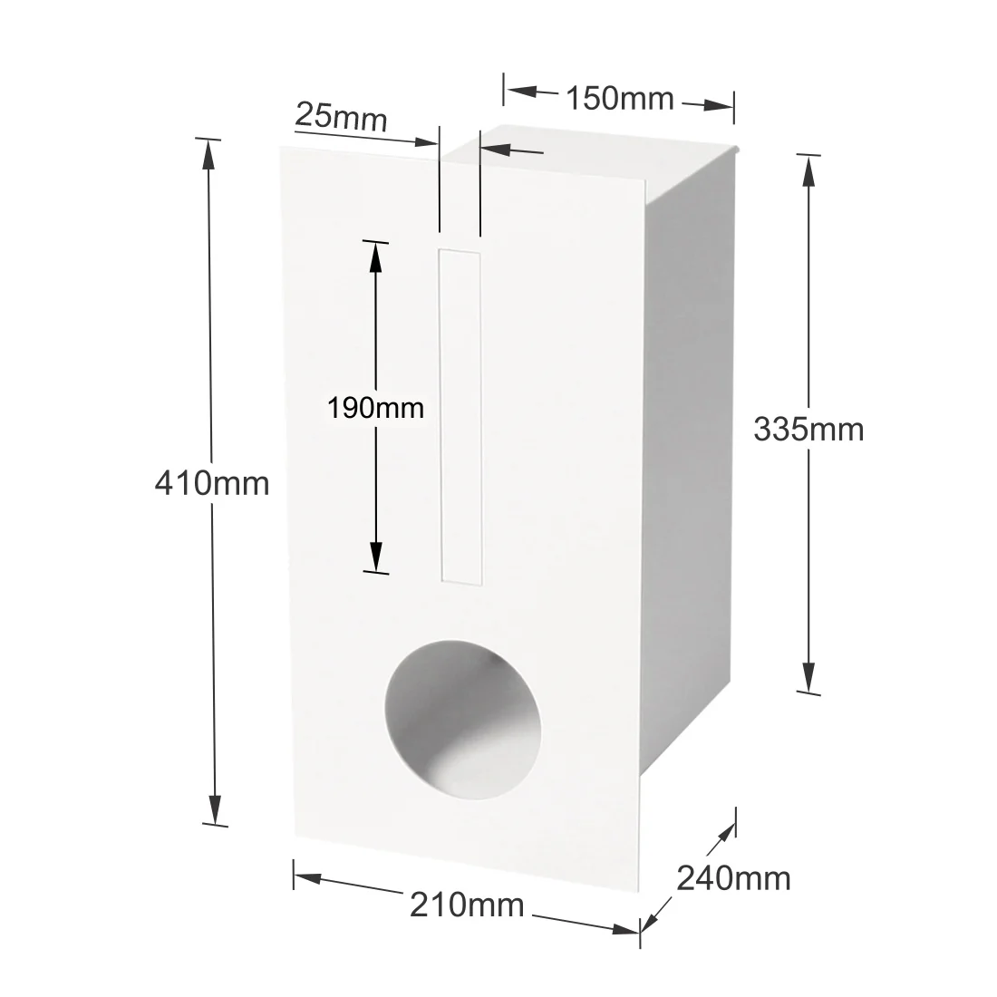 Hendon Fence/Brick Letterbox - Image 6