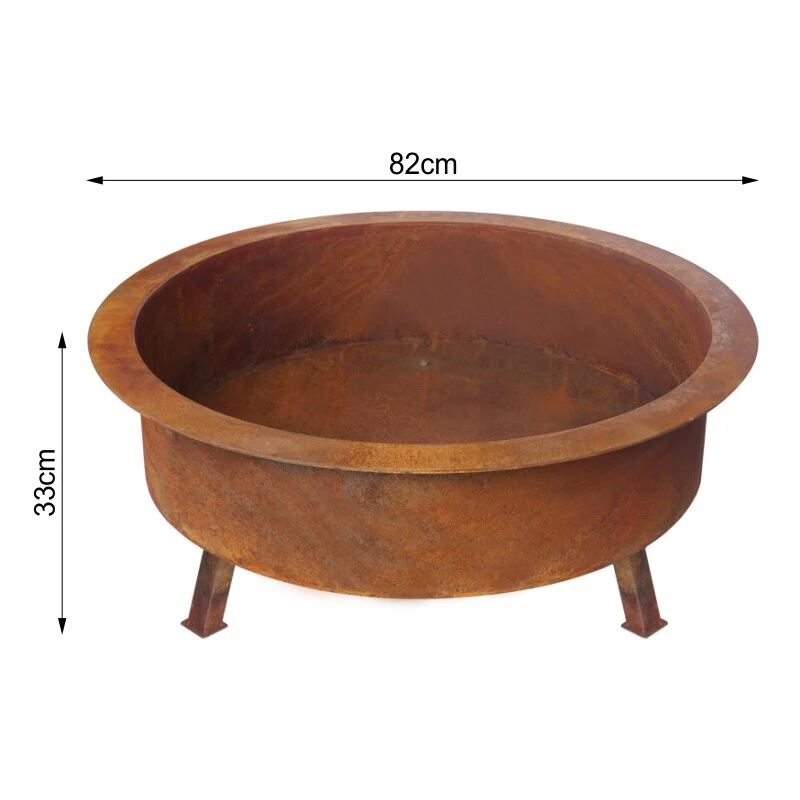Kalahari 80 Rust Fire Pit - Image 3