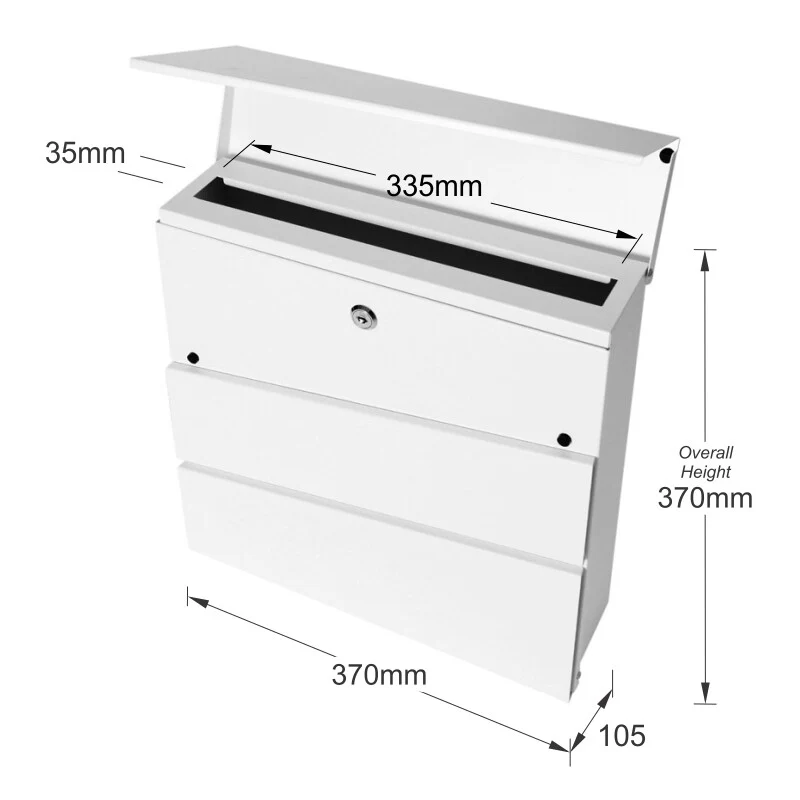Kensington Wall Mount Letterbox - Image 11