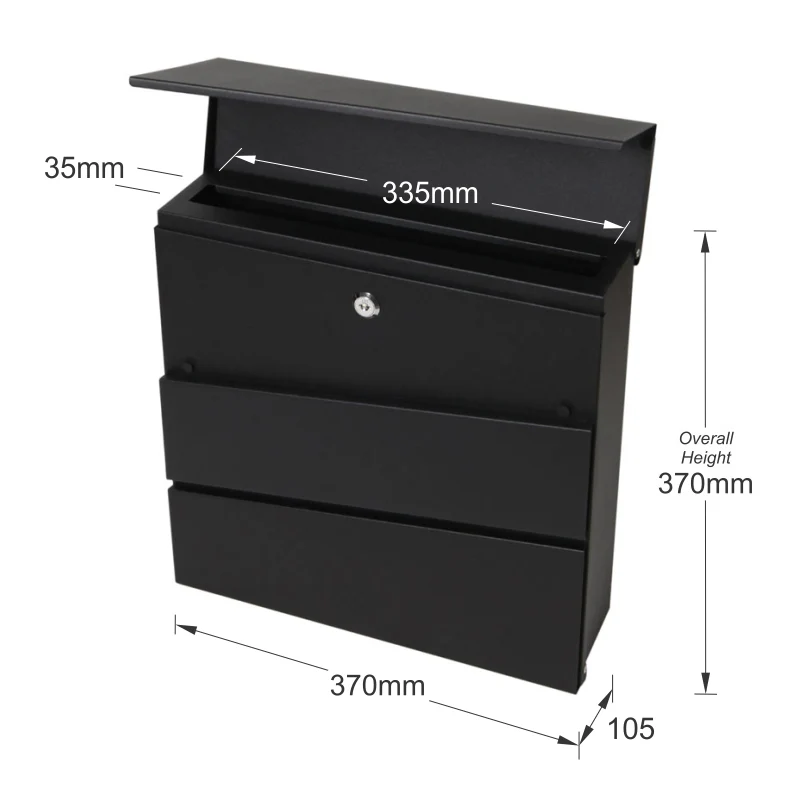 Kensington Wall Mount Letterbox - Image 9