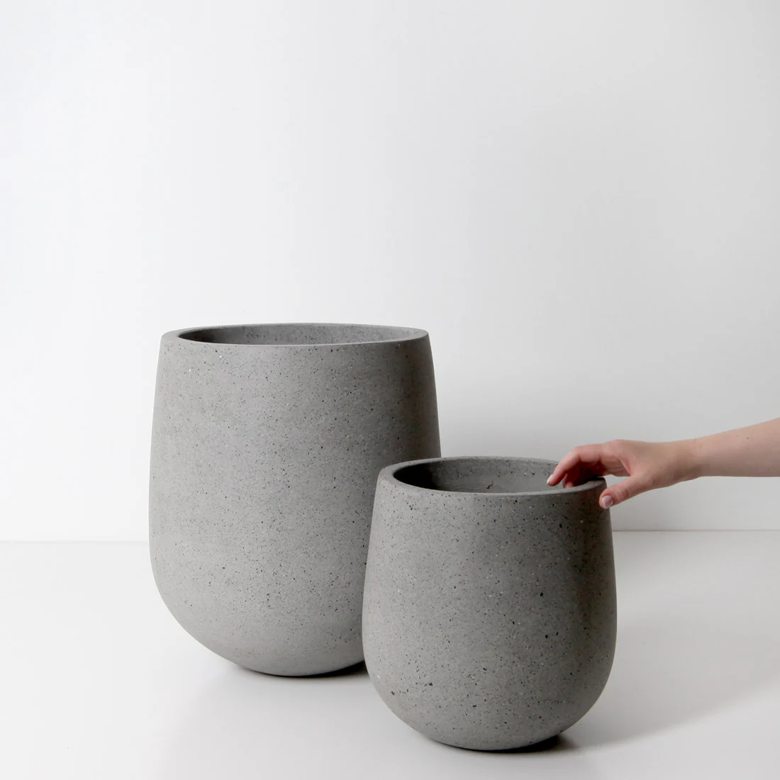 Laguna Plant Pot - Grey Terrazzo - Image 10