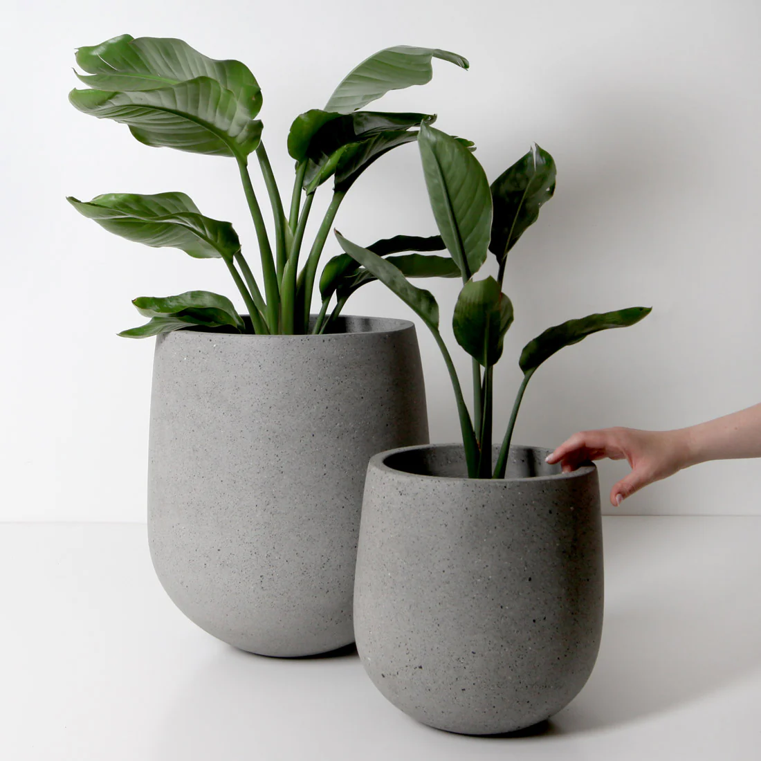Laguna Plant Pot - Grey Terrazzo - Image 11