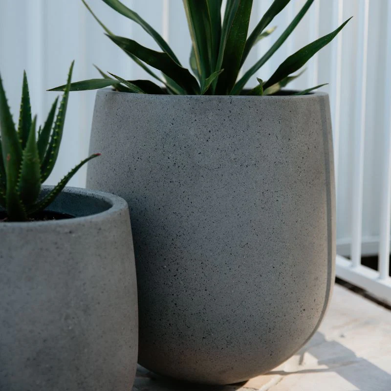 Laguna Plant Pot - Grey Terrazzo - Image 5