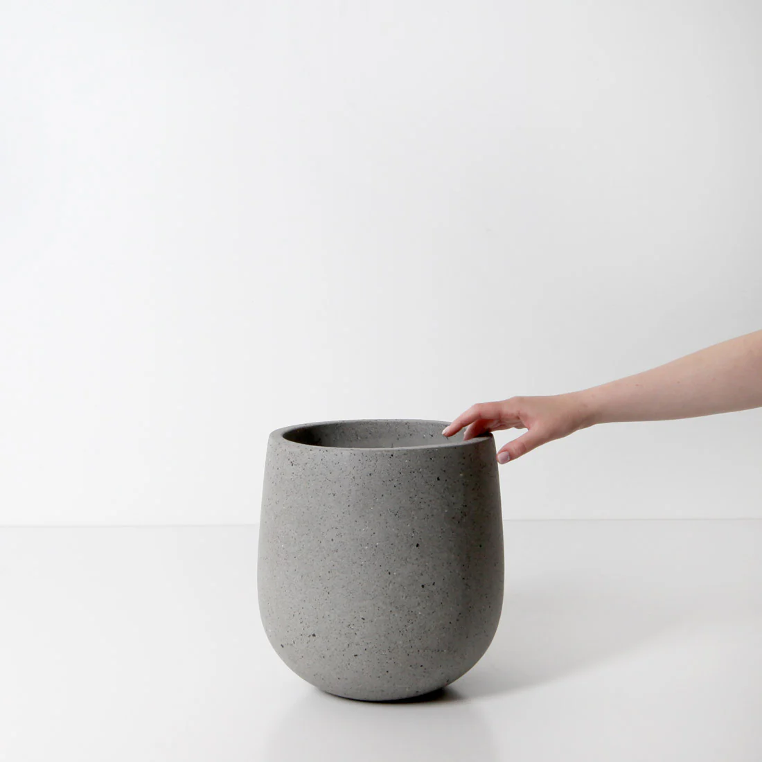 Laguna Plant Pot - Grey Terrazzo - Image 8