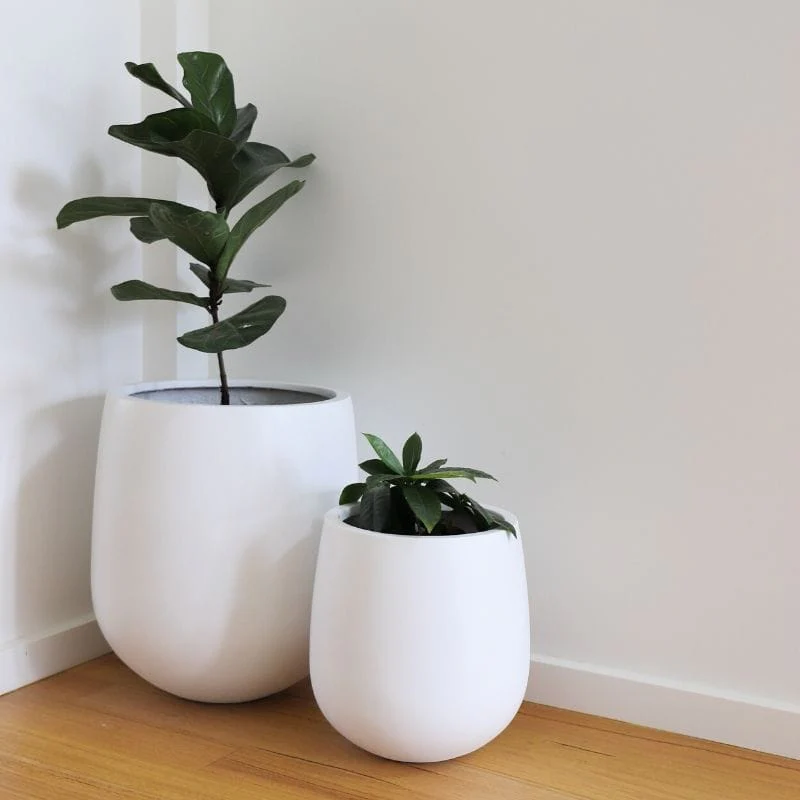 Malibu Plant Pot - White - Image 10