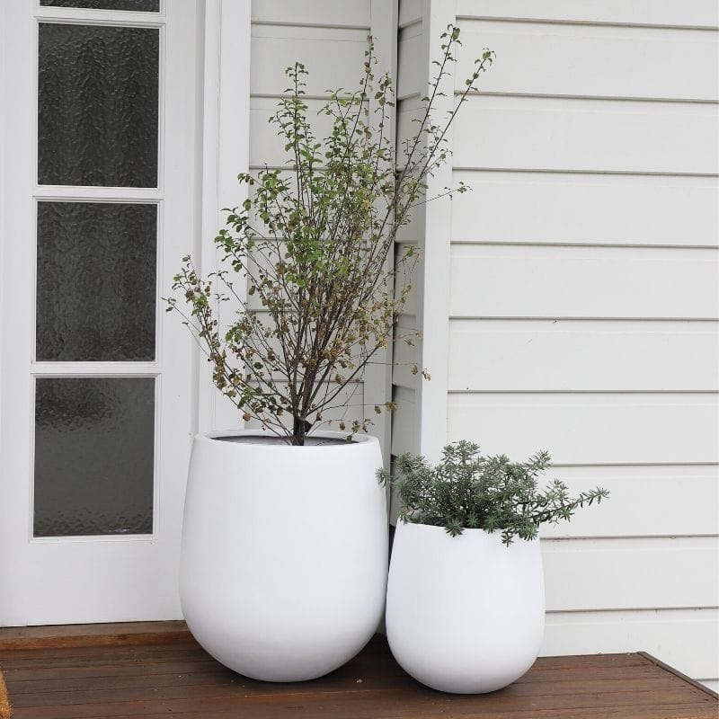 Malibu Plant Pot - White - Image 5