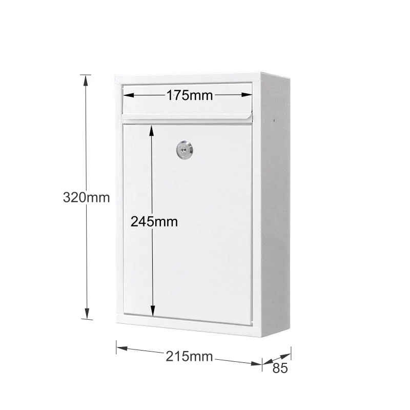 Milton Wall Mount Letterbox - Image 5