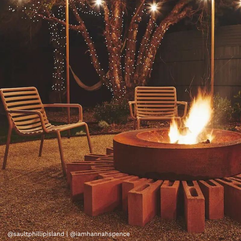 Montana 100 Rust Fire Pit - Image 9