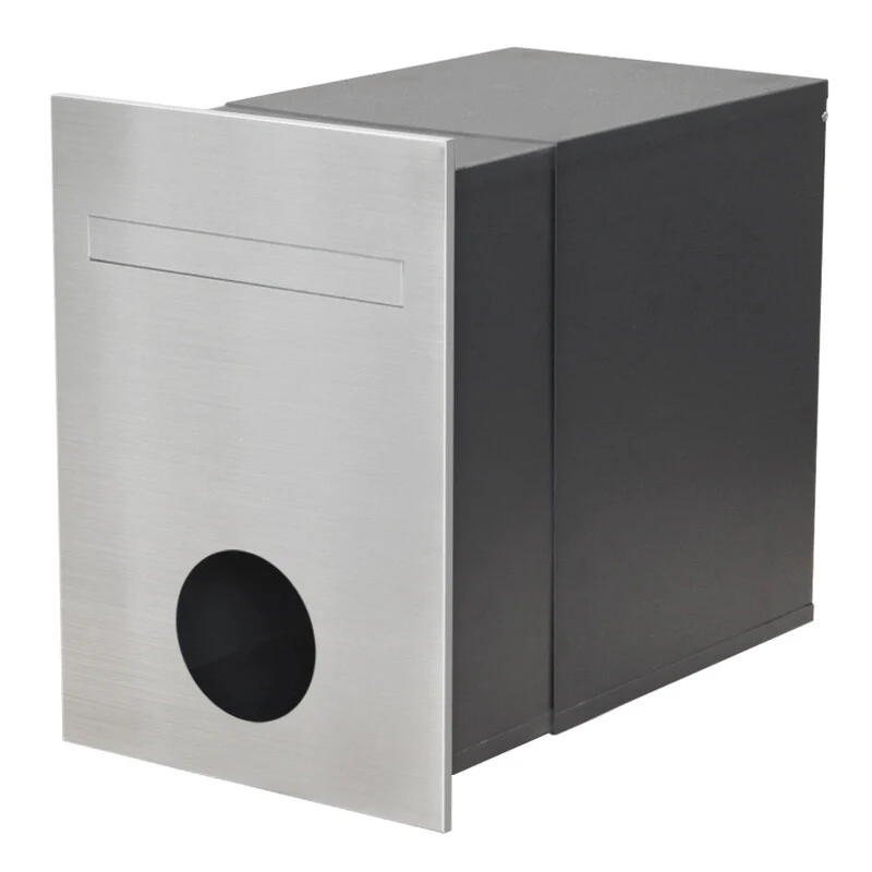 Monza Brick Letterbox - Stainless Steel - Image 3