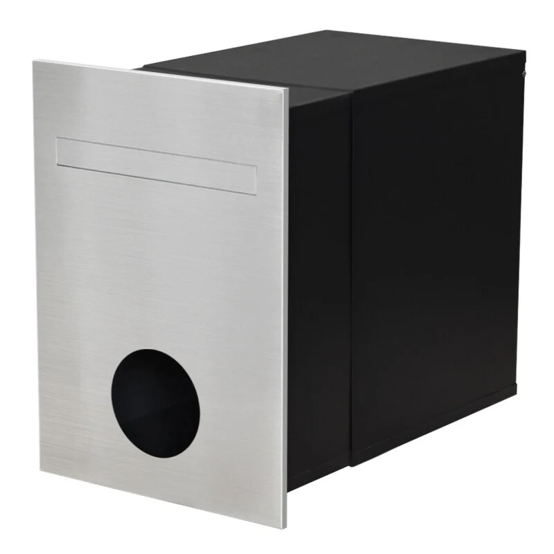 Monza Brick Letterbox - Stainless Steel - Image 4