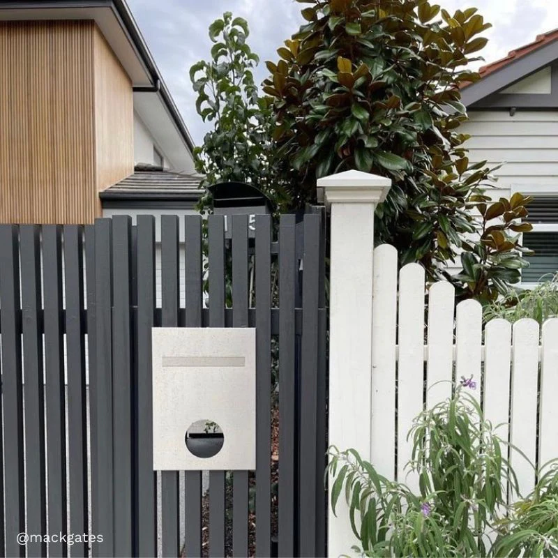 Monza Fence Letterbox - Stainless Steel - Image 3