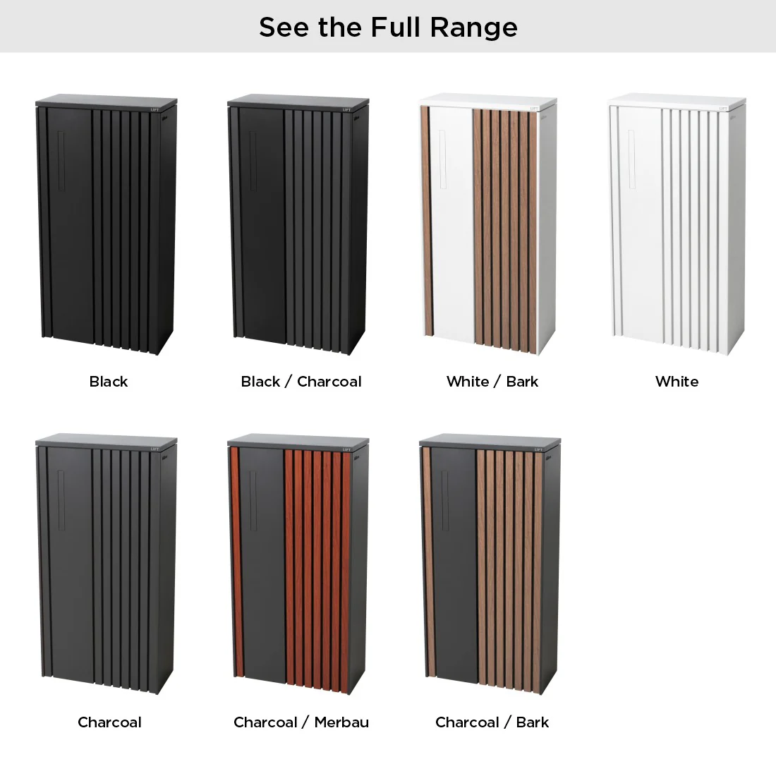 Noosa Extra Wide Parcel Pillar Letterbox - Charcoal - Image 38