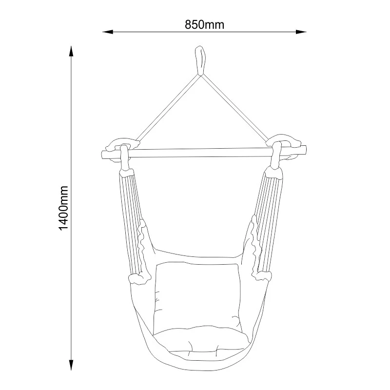 Noosa Hammock Swing - Natural - Image 8