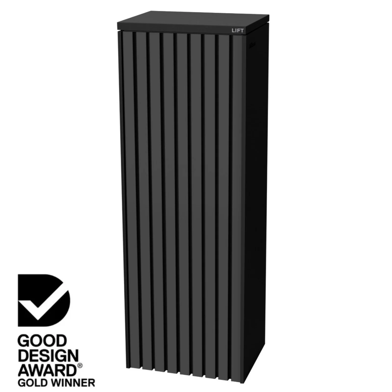 Noosa Parcel Pillar Letterbox - Black - Image 15