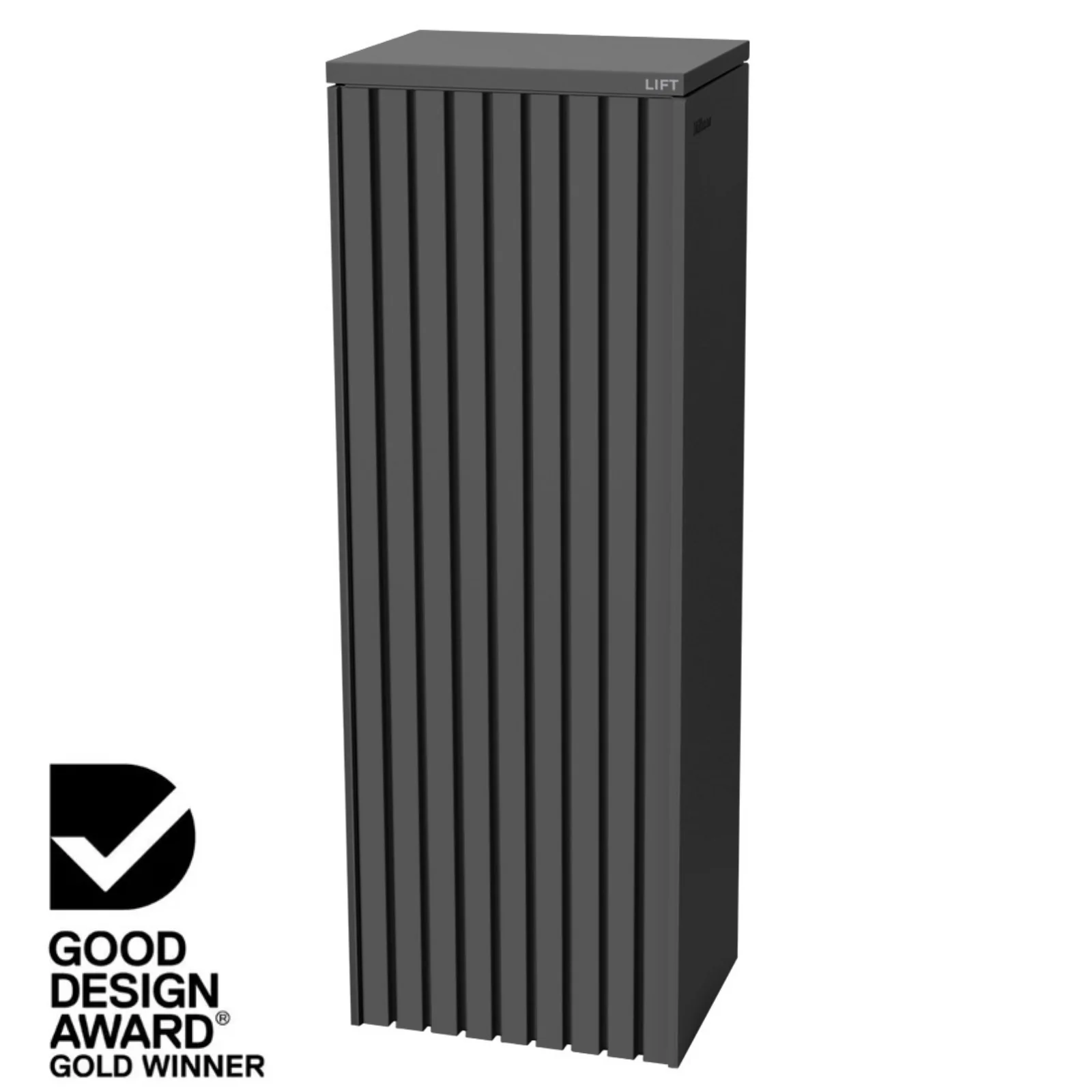 Noosa Parcel Pillar Letterbox - Charcoal - Image 10