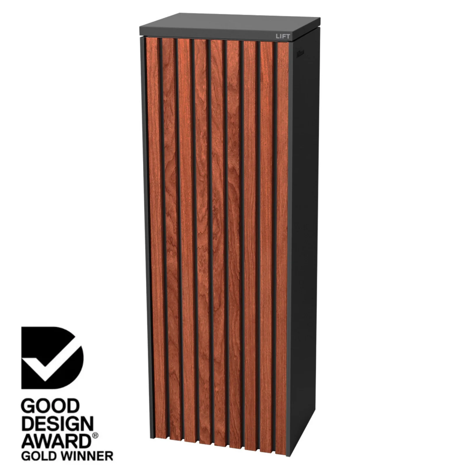 Noosa Parcel Pillar Letterbox - Charcoal - Image 23