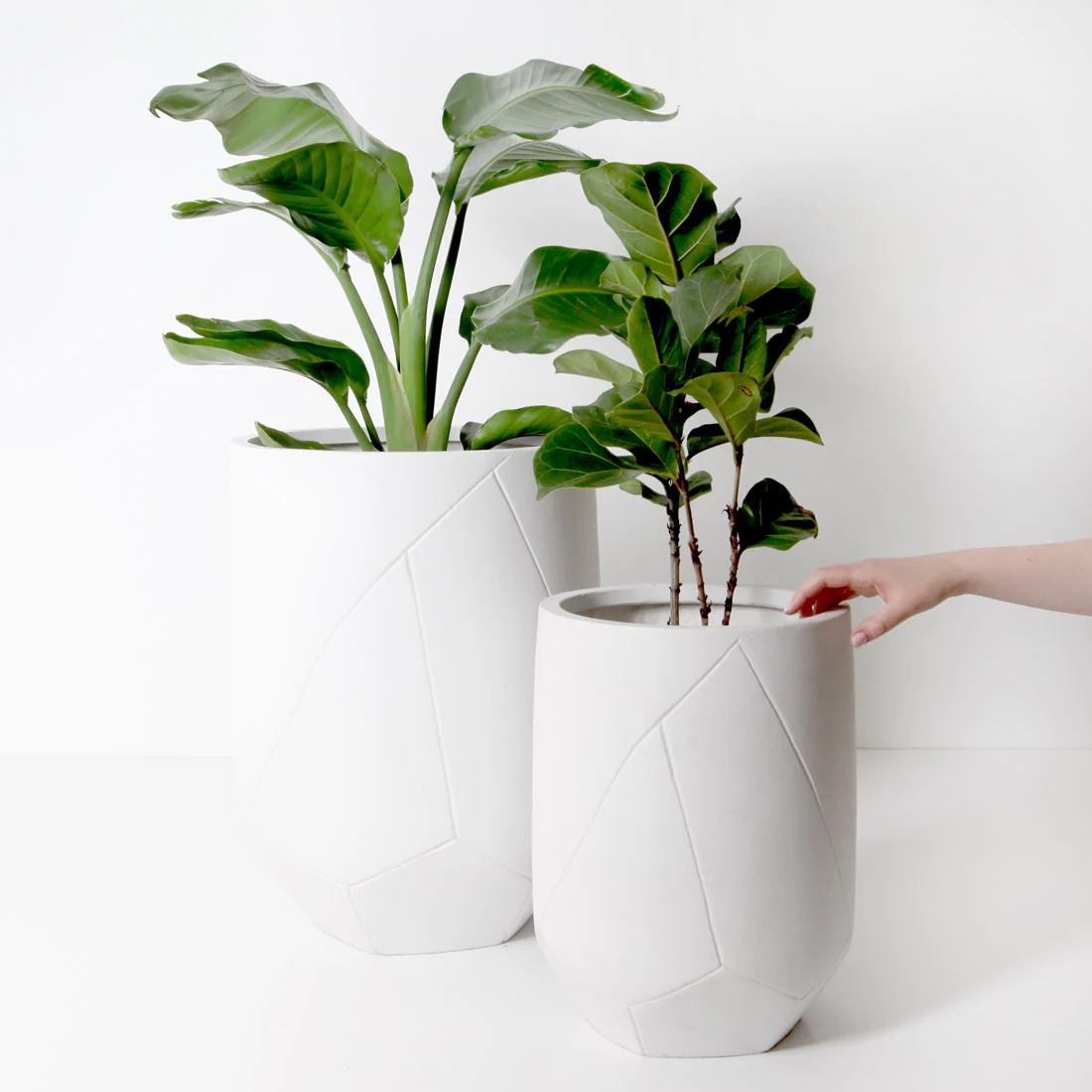 Noosa Plant Pot - White - Image 14