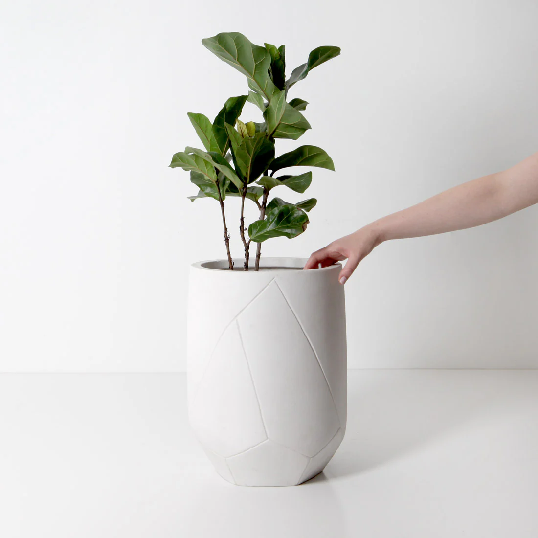 Noosa Plant Pot - White - Image 3