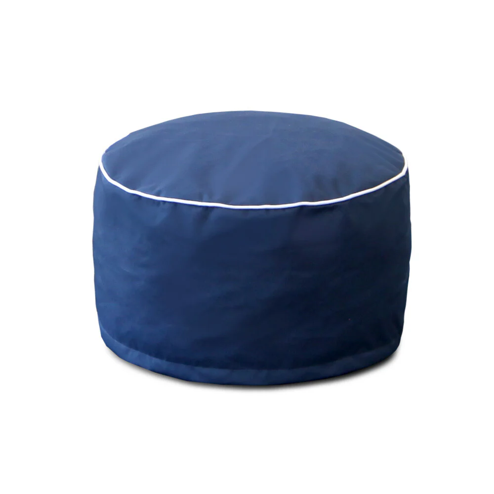 Luxury Outdoor Round Foam Filled Ottoman - Image 6