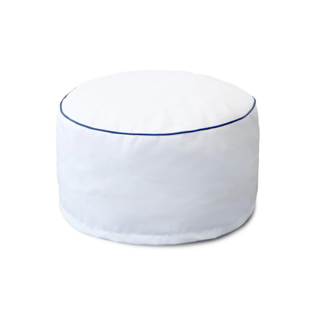 Luxury Outdoor Round Foam Filled Ottoman - Image 7