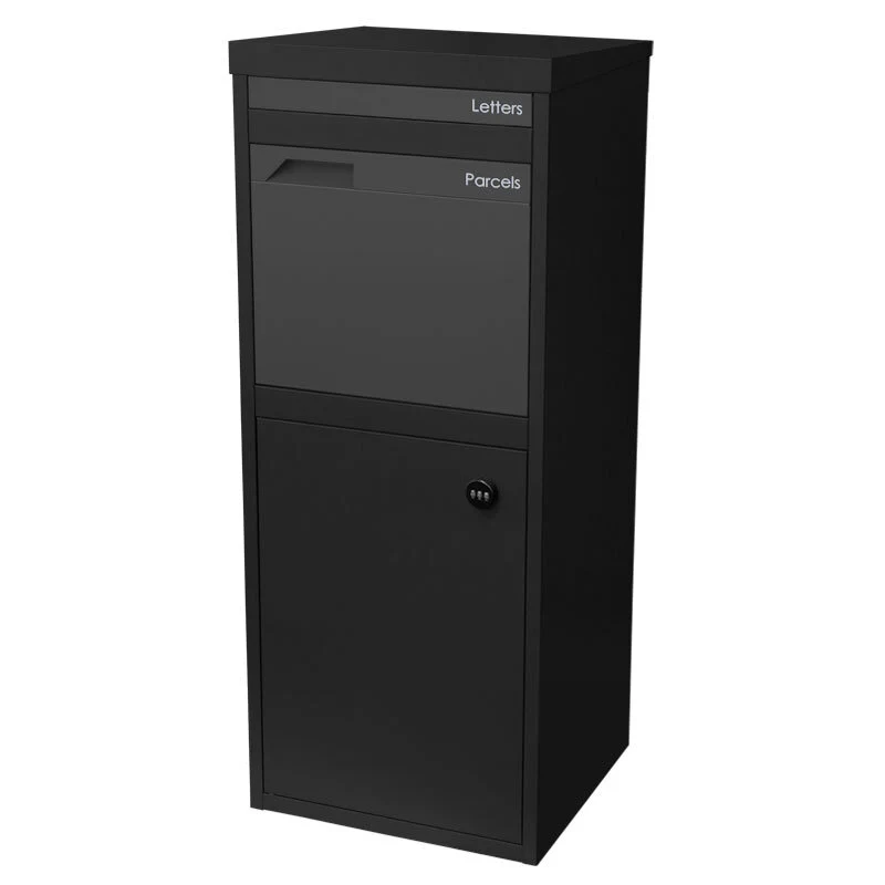 Parcel Pal 2 Pillar Letterbox - Black - Image 12