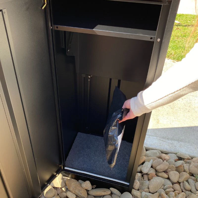 Parcel Pal 2 Pillar Letterbox - Black - Image 24