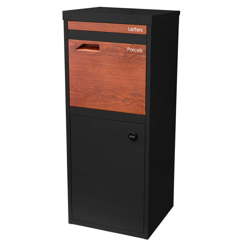 Parcel Pal 2 Pillar Letterbox - Black - Image 8