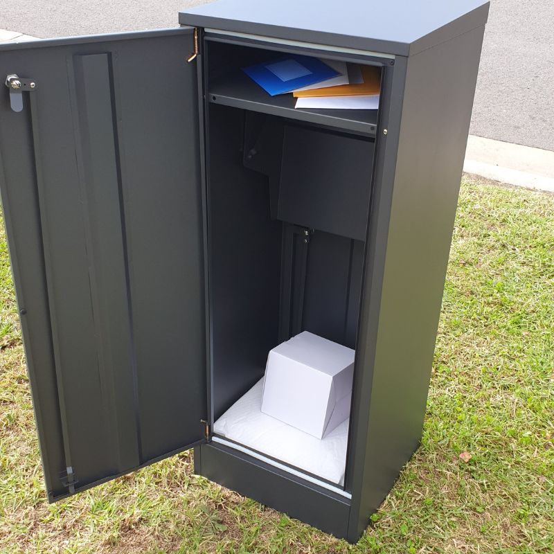 Parcel Pal 2 Pillar Letterbox - Charcoal - Image 16