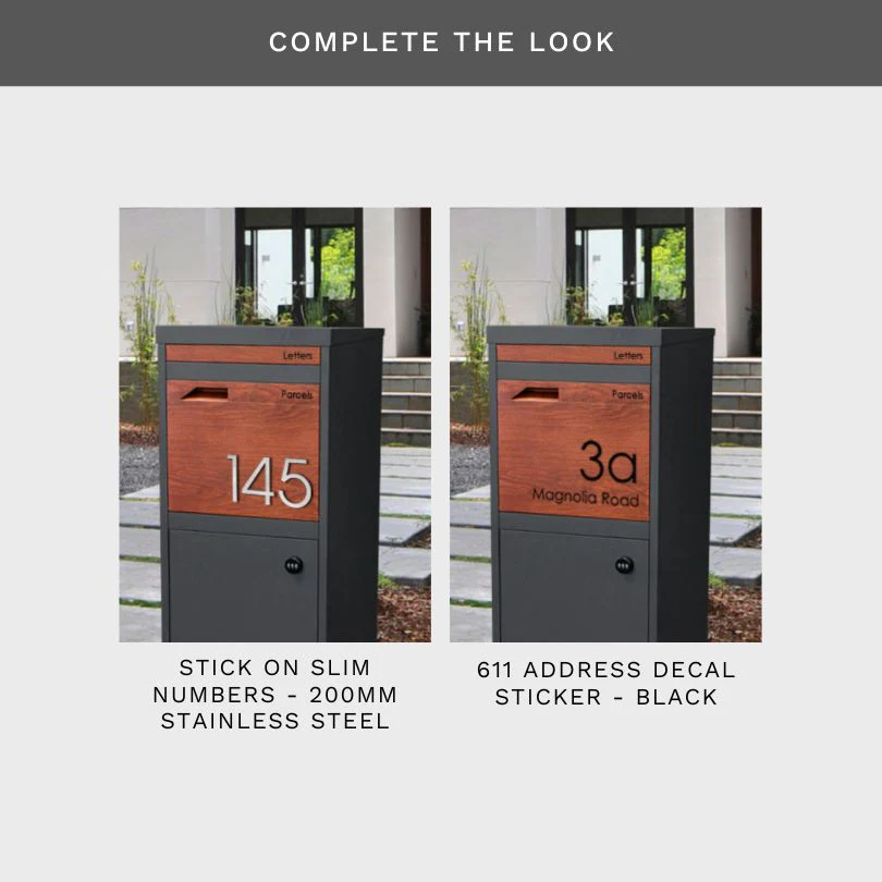 Parcel Pal 2 Pillar Letterbox - Charcoal - Image 23