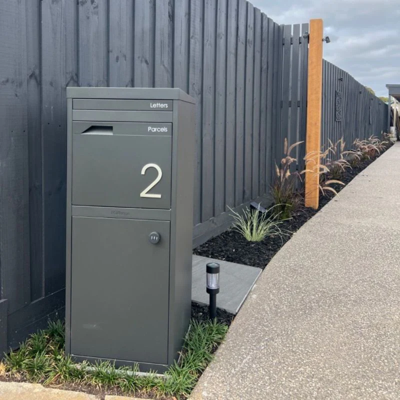 Parcel Pal 2 Pillar Letterbox - Charcoal - Image 8