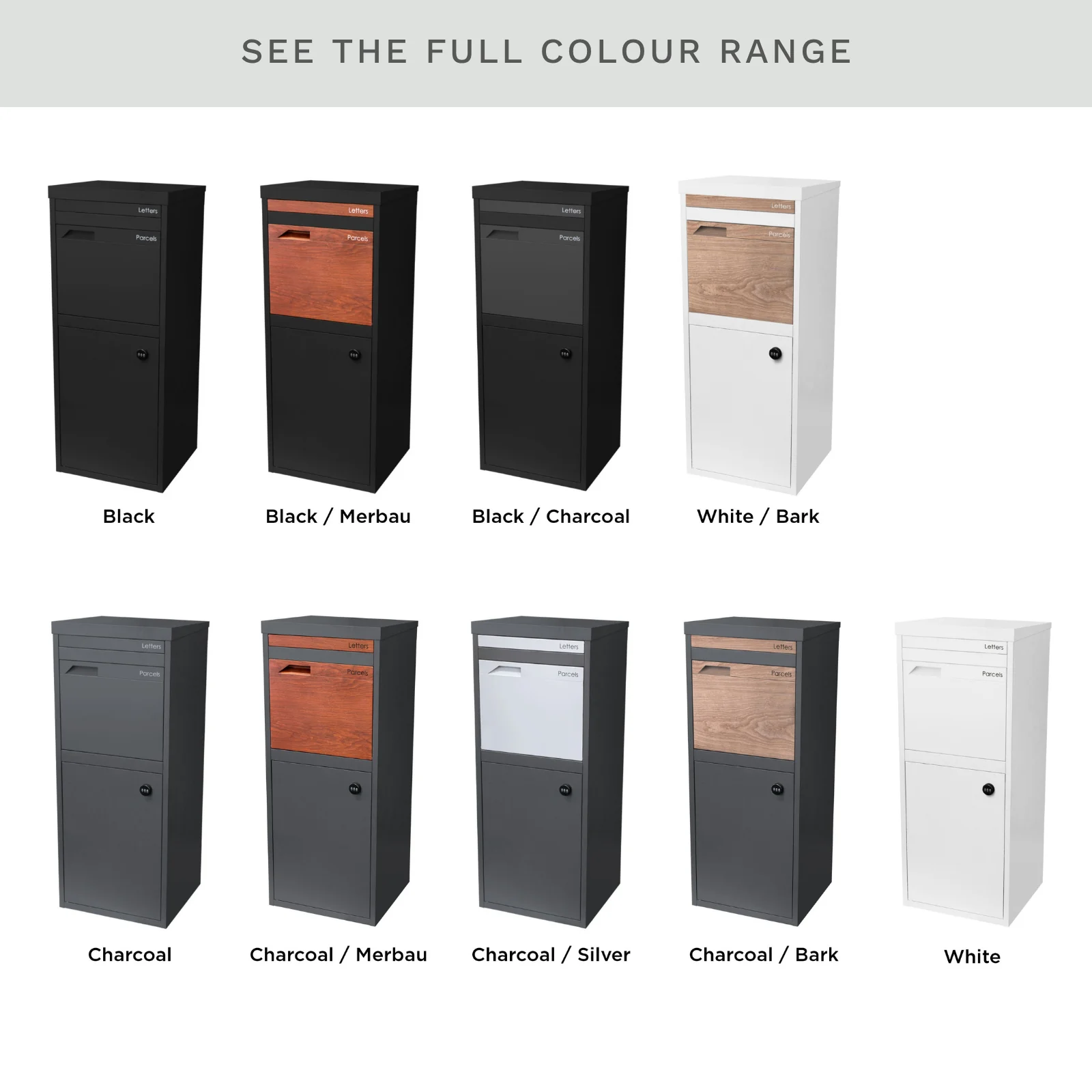 Parcel Pal 2 Pillar Letterbox - Charcoal - Image 32