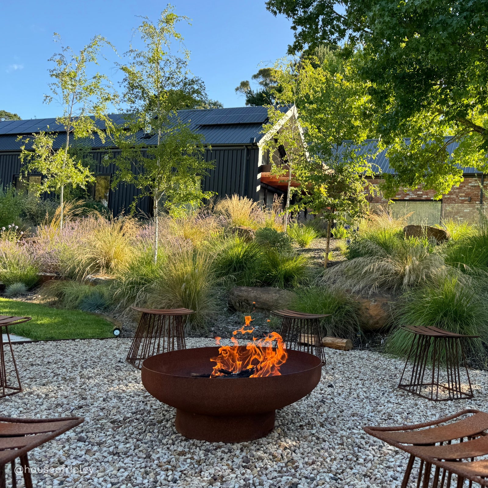 Phoenix 80 Rust Fire Pit - Image 8