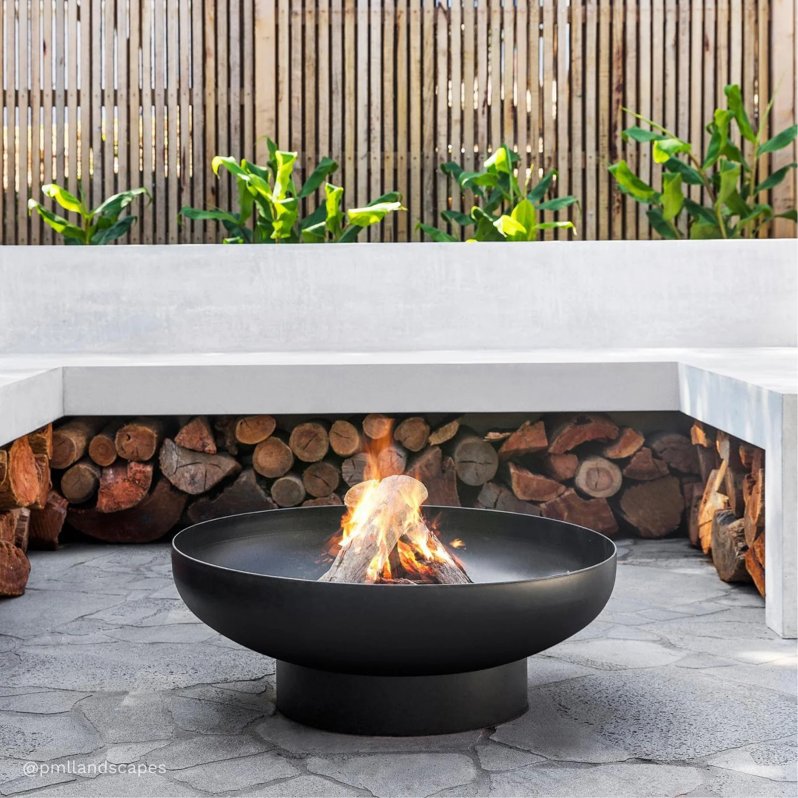 Phoenix 90 Black Fire Pit - Image 10
