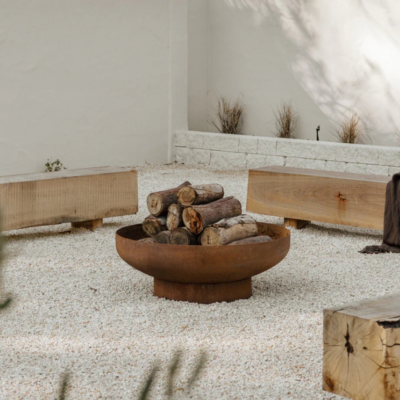 Phoenix 90 Rust Fire Pit - Image 7