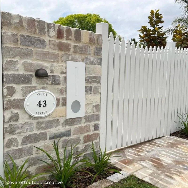 Regent Fence/Brick Letterbox - Image 4