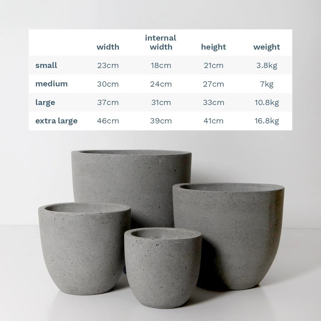 Rio Plant Pot - Grey Terrazzo - Image 15
