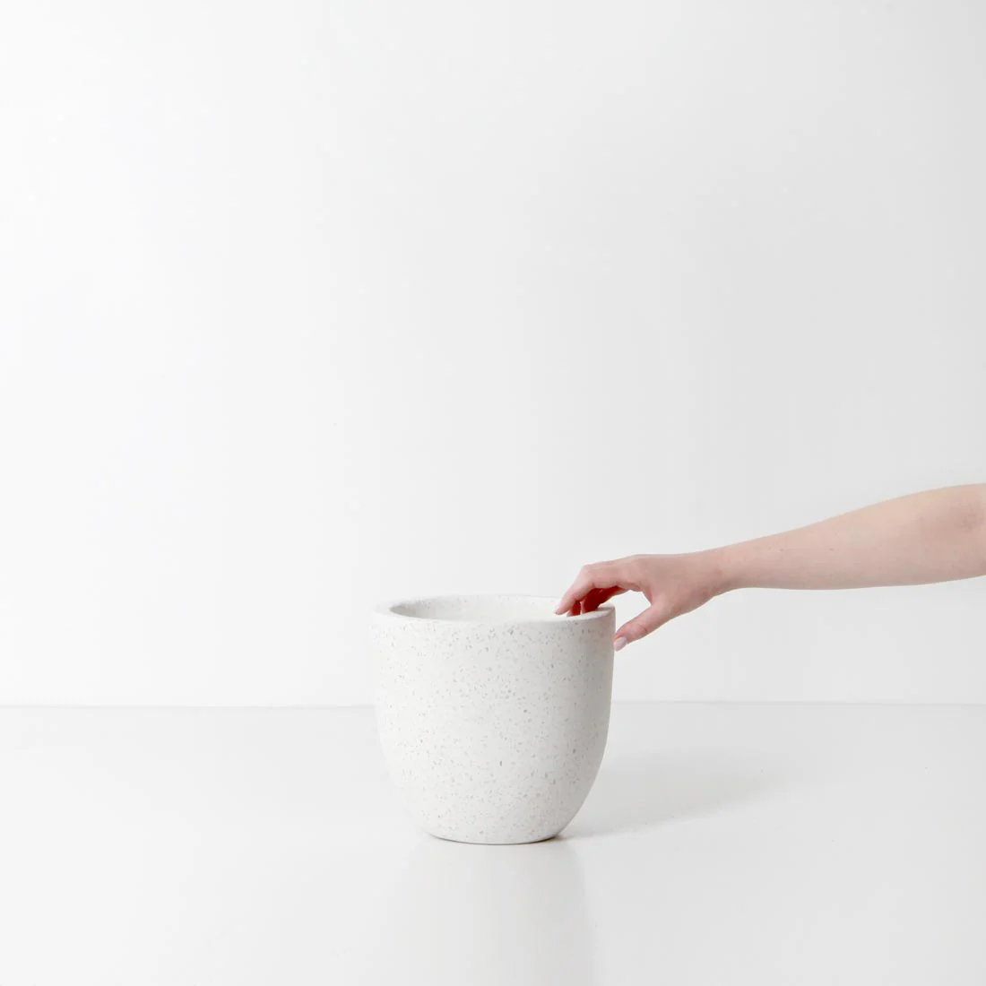 Rio Plant Pot - White Terrazzo - Image 17