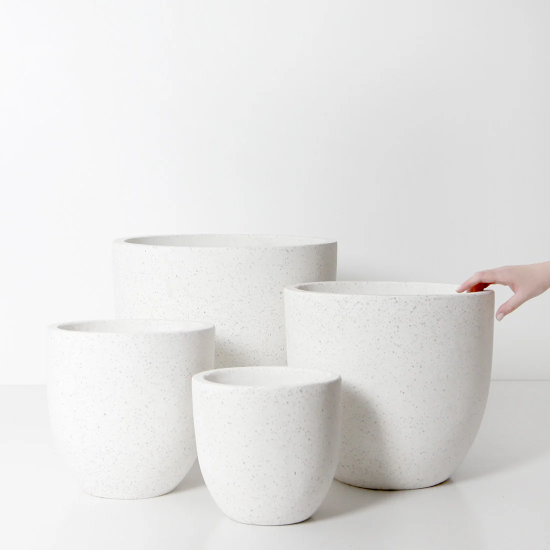 Rio Plant Pot - White Terrazzo - Image 21