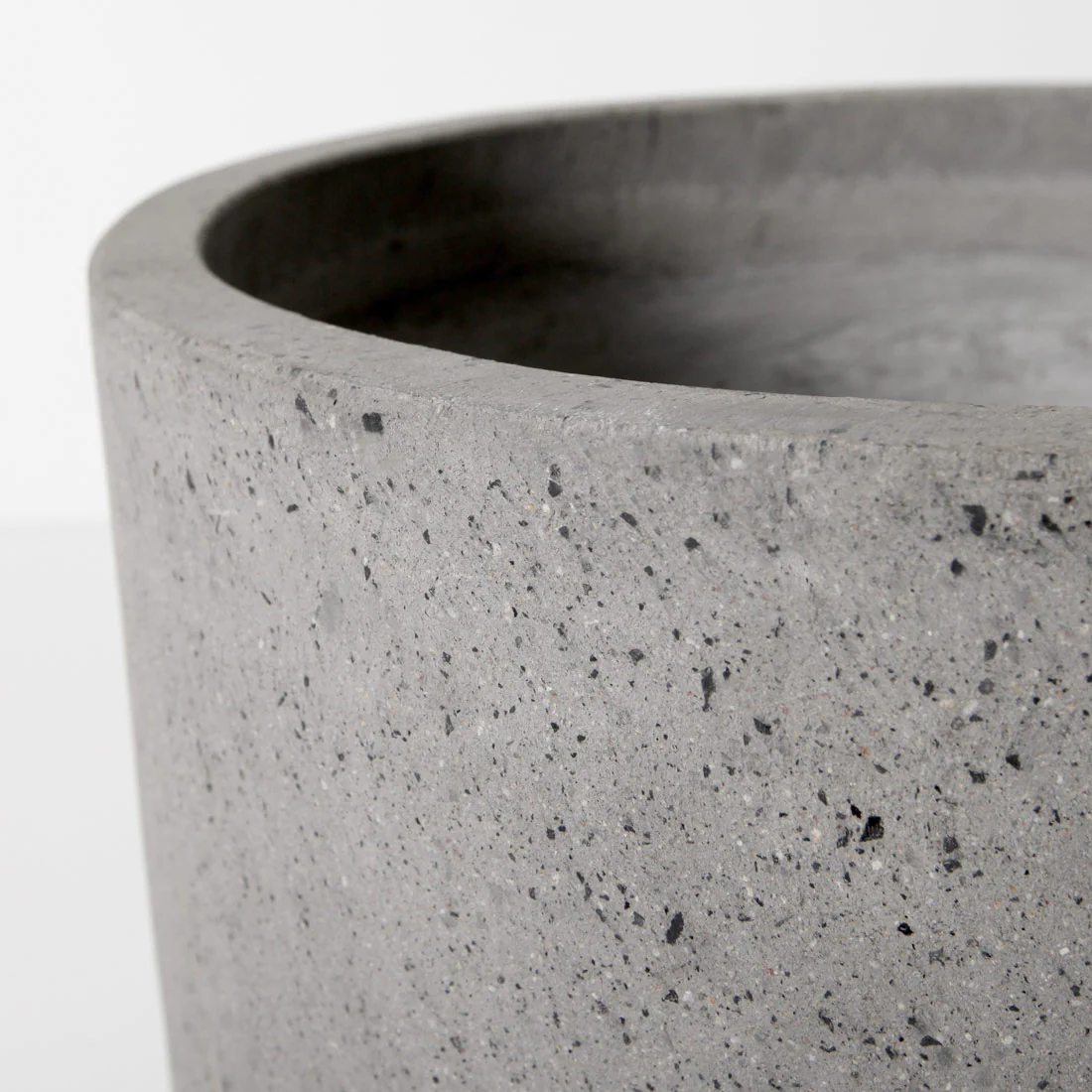 Santorini Plant Pot - Grey Terrazzo - Image 5
