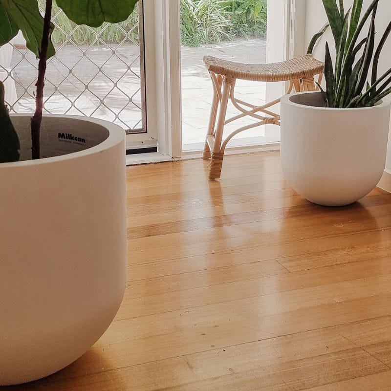 Santorini Plant Pot - White - Image 13