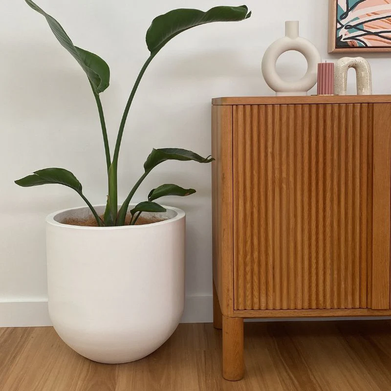 Santorini Plant Pot - White - Image 15