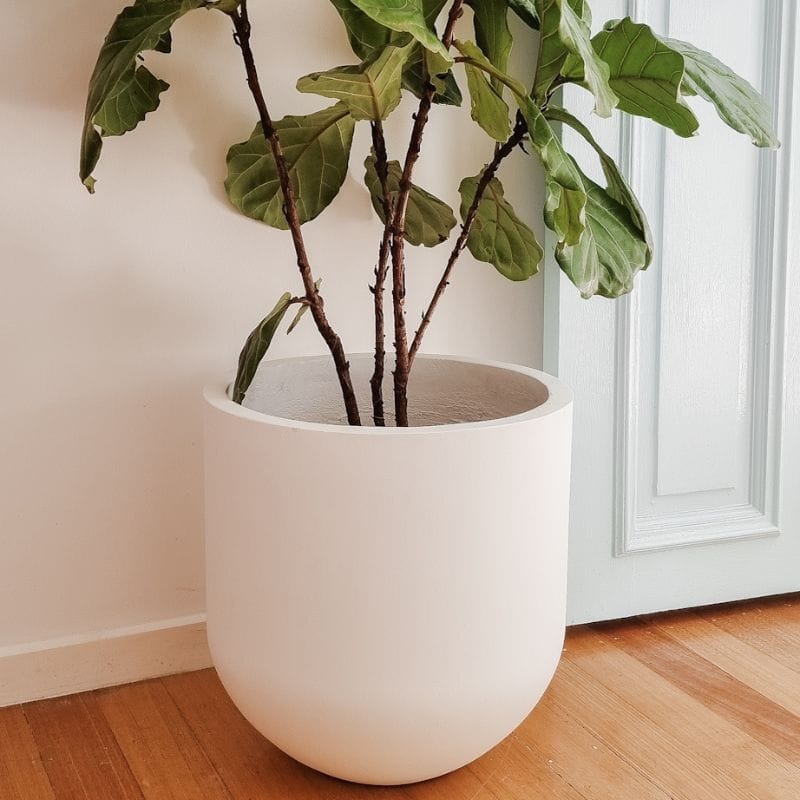 Santorini Plant Pot - White - Image 8